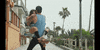 TheKimberlyCole girl beach boy flirt GIF