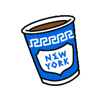 New York Coffee Sticker by caracaraNYC