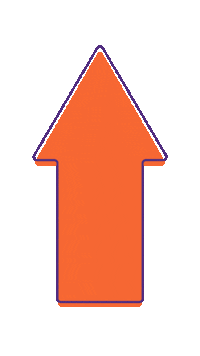 Arrow Sticker by Clemson University