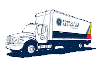 On The Road Truck Sticker by Conscious Alliance