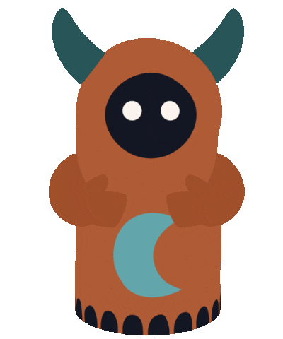 StudioLeatham terracotta studioleatham spirit guardian Sticker