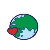 stonyfield_organic globe earth day earth month love earth Sticker