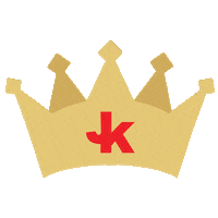 junkking_corporate green crown king trash Sticker