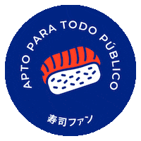 rollstar-sushi japanese sushi rollstar roll star Sticker