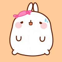 Summer Sweating GIF by Molang