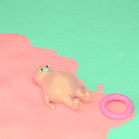 Beach Chill GIF by Julian Glander