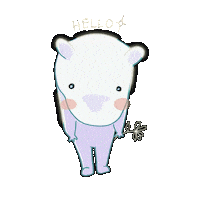 Sparkle Hello Sticker