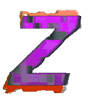 Glitch Alphabet Sticker by #BASILIO