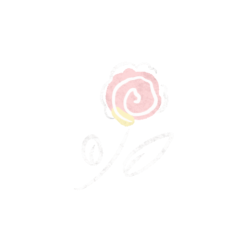 Pink Flower Sticker