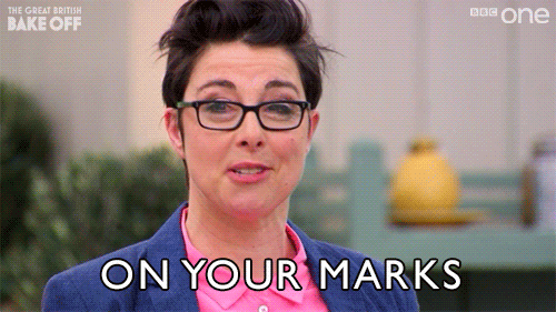 sue perkins on your marks get set bake GIF by BBC