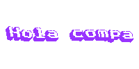 Hola Compa Sticker by Andre Yaniv