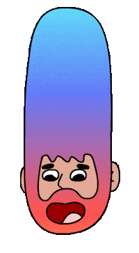 Happy Rainbow Sticker by CsaK