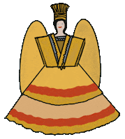 Christmas Day Angel Sticker by Mrs. Mobile