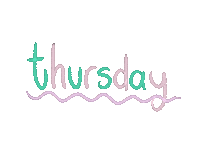 estherdesigns friday monday week wednesday Sticker