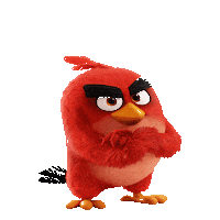 mad angry birds STICKER by imoji