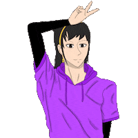 higashikatajosihyu happy 開心 josihyu 扎眼眼 Sticker