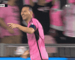 Happy Lionel Messi GIF by Major League Soccer