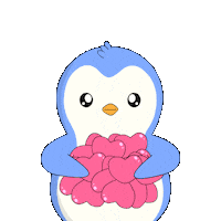 I Love You Heart Sticker by Pudgy Penguins