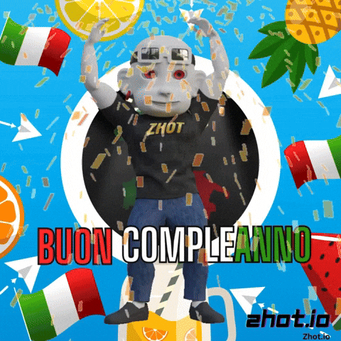 Buon Compleanno GIF by Zhot