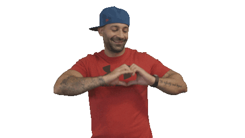 BecomeAnAthlete giphyupload love heart workout Sticker