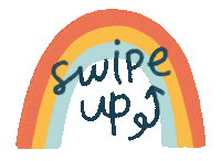 cheyennebarton rainbow swipe up arrow swipe Sticker