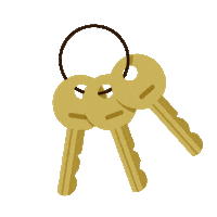 agencedeprovence key keys adp cles Sticker