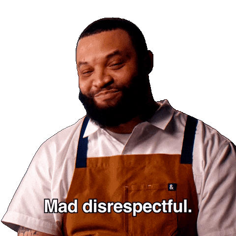 Mad Disrespect Sticker by Next Level Chef