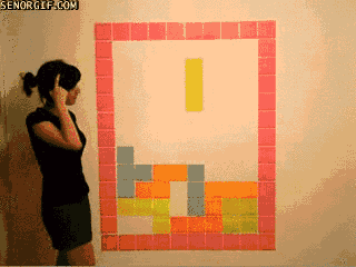 tetris win GIF by Cheezburger