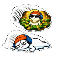 Money Dreaming Sticker