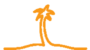 Palm Tree Summer Sticker by Social Kapture