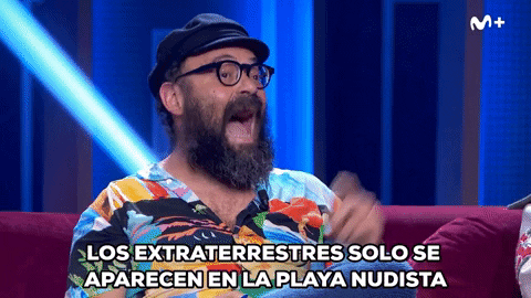 Aliens Playa GIF by Movistar Plus+
