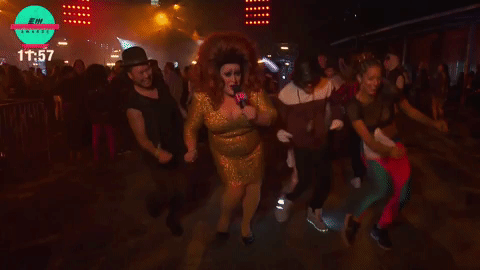 drag queen dancing GIF by Electronic Music Awards