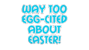 Easter Bunny Love Sticker by OpticalArtInc.