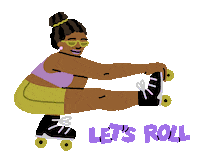 Skating Lets Go Sticker