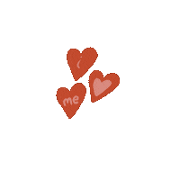 Valentines Day Hearts Sticker