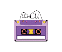 Dog Tape Sticker