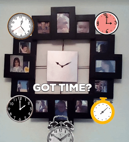 yesterdaytv giphygifmaker giphyattribution time clock GIF