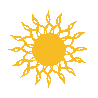 Sun Rain Sticker by IMI - Isis Media Ideas