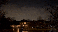 Lightning Illuminates Night Sky Over Northern Illinois