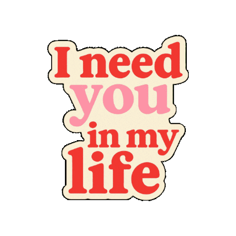Need You Sticker by NZ Collab