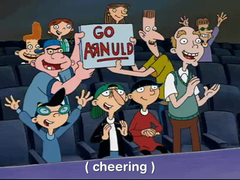 hey arnold nicksplat GIF