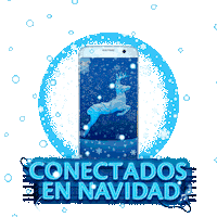 Christmas Snow Sticker by Tigo Honduras