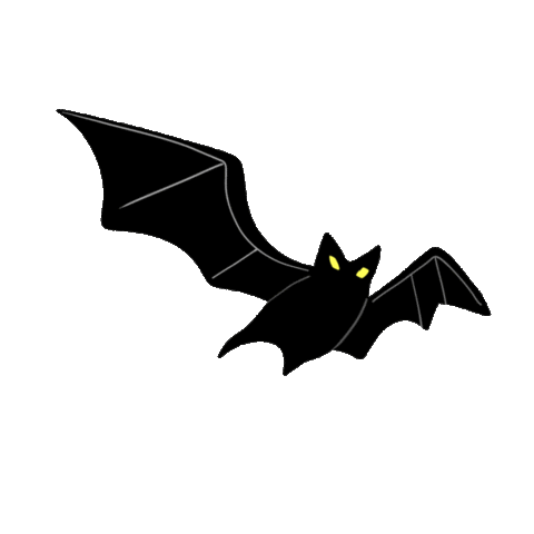Halloween Bat Sticker by Zarif