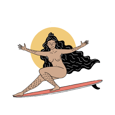 HakunaWear pride surfers hakuna rainbow warrior Sticker