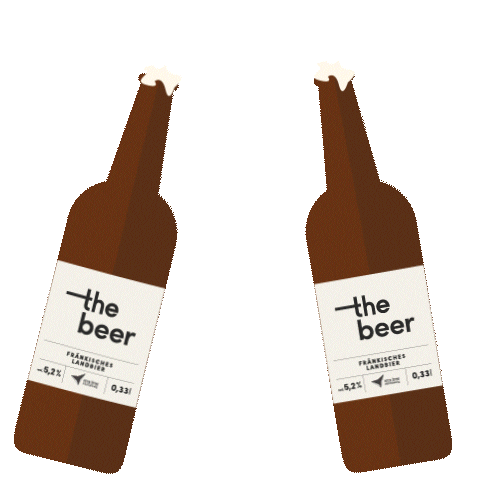 theplacetobe beer bier apartments the place to be Sticker