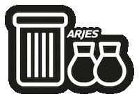 Material Dunkel Sticker by Arjes Recycling Innovation