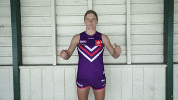 Thumb Thumbs Down GIF by Fremantle Dockers