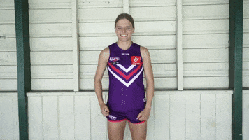Fist Pump GIF by Fremantle Dockers