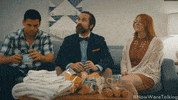 Hungry Lets Eat GIF by NOW WE'RE TALKING TV SERIES