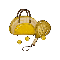 Tennis Racket Sticker